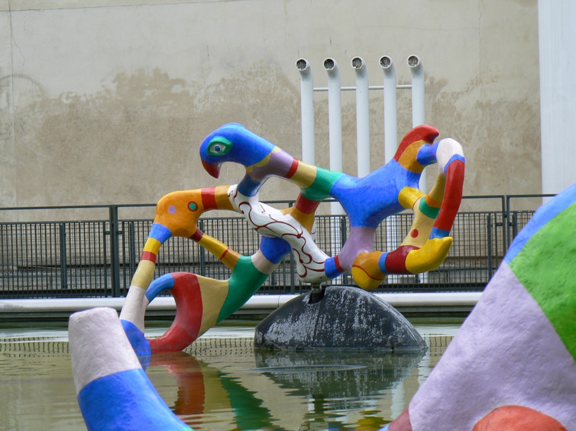 Fontaine Stravinski: Fontaine Stravinski Sculptures Tinguely et Niki de St Phalle 029